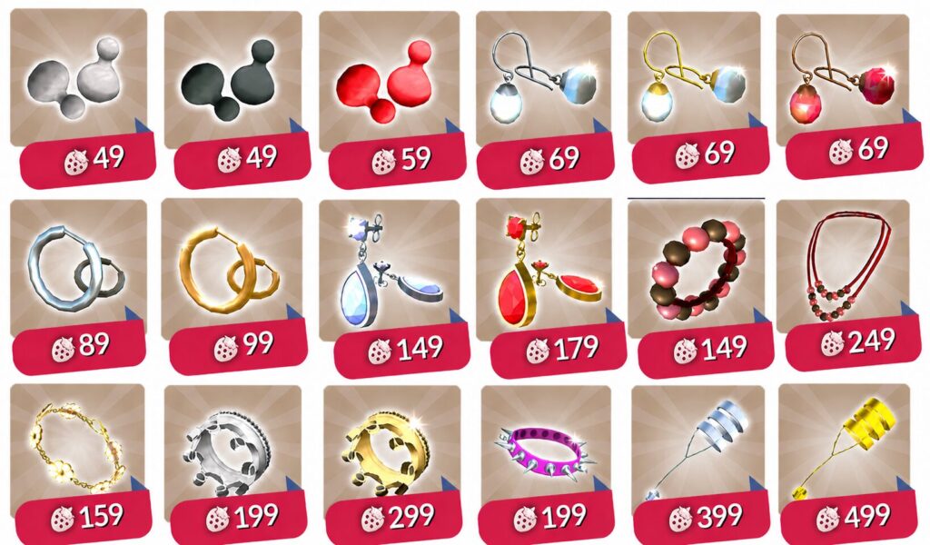 All jewelry items in the drop2
